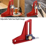Saw Measuring Ruler Depth Gauge W/cnc Laser Scale & Height Lock Adjustable. Fixed Price $21.39.