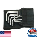 Wera Stainless Steel Imperial Hex Key Set W/belt Pouch - 9 Pieces 05022721001. Fixed Price $83.34.