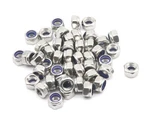 Binifimux 35PCS 1.0MM Lock Nuts - 304 Stainless Steel M6, Silver. Fixed Price $9.41.