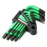9-PIECE Short Arm Tamper-proof Torx Key Wrench Set. Fixed Price $25.16.