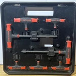 Craftsman Sae Through Handle Ball Round Hex Key Wrench Set 9 46383 Usa. Fixed Price $99.95.