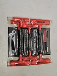 Sears Craftsman Usa Nos 7PC Cushion Grip T-handle Hex Key Set Sae 46297. Fixed Price $50.00.