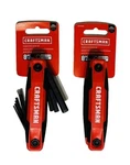 2 Qty Craftsman Metric Hex Key Set, Folding New. Fixed Price $9.98.