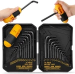 Elead 31-PIECE Hex Key Set MM(0.7MM-10MM) SAE(0.028-3/8), Yellow. Fixed Price $21.82.