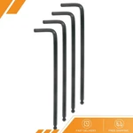4PCS Ball End Key 5/32" L-shape Long Arm Hexagon Sae Wrenches Black. Fixed Price $12.42.