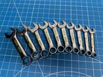 Icon Pro Stubby Metric Combo Wrench Set 10-PIECE WCSTS-10 64707. Fixed Price $35.00.