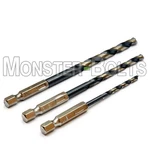 Kfd Killer Force Quick Change Hex Shank High Speed Steel Drill Bits Black & Gold. Fixed Price $12.00.