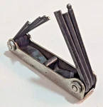 Snap On Folding Ball Hex Key Set Wrench AWB9KA 5/64 3/32 7/64 1/8 9/64 5/32. Fixed Price $15.65.