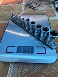 Snap-on 10PC Inverted Torx Socket Set With Storage Rail. Fixed Price $125.00.