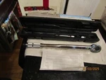 Buffalo 4 Piece Torque Wrench Set 1/2" 150 Ft/lbs Extension Bar 3/8" Adapter Nos. Fixed Price $16.99.
