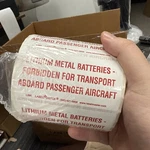Labelmaster L395 Lithium Metal Battery 4"X2", White/red Roll Of 500, Dot. Fixed Price $13.50.