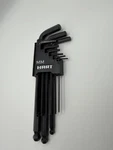 Hart 9 Piece Ball End Hex Key Set. Fixed Price $17.50.