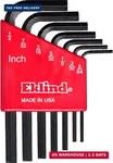 Eklind 10107 Hex-l Key Allen Wrench 7PC Set Sae Inch Sizes 5/64-1/4 Short Seri. Fixed Price $8.81.