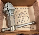 Ridgid 31405 342 Internal Wrench 1/2", 1" - Pipe Capacity, 15/8 Lbs. Fixed Price $155.00.