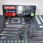 New Sears Craftsman Usa Nos Huge 15PC Metric Combination Wrench Set 44186 9-25MM. Fixed Price $199.00.