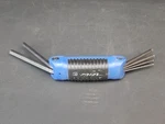 Snap On Tools Folding Metric Hex Wrench Set AWMEF6K Keys 3-6, 8, 10MM. Fixed Price $25.99.