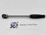 Snap-on New THLL72 1/4" Dr Soft Grip Extra-long Handle Ratchet Dark Titanium. Fixed Price $165.00.