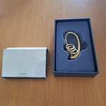 Unused Georg Jensen Card Holder & Key Ring Set. Fixed Price $215.00.