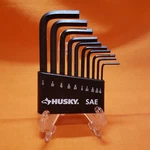 Husky 10-PIECE Sae Short Arm Hex Key Set Preowned (1000 009 928). Fixed Price $9.99.