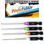Powerhobby Rc Hex Driver 1/4" Tool Tip Set Standard 0.05'' 1/16'' Black. Fixed Price $37.99.
