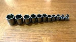 Snap On 211 Fsy 11-PIECE 3/8" Drive Shalllow Socket Set 1/4"- 7/8". Fixed Price $119.99.