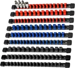 Pcs Socket Holder Organizer Mountable Sliding Rail Rack 129 Slot 14 Inch Abs. Fixed Price $19.99.