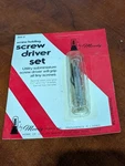 Moody Tools Inc. #SH-2 Screw Driver Set Utility Sub Miniature Sd Nos. Fixed Price $11.95.