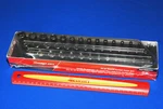 Snap-on New 42 Piece 1/4" Drive 6-POINT Metric Socket Set With Red Pro-fi Foam. Fixed Price $635.00.