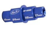 Motion Pro 08-0355 T6 Superlight Hex Axle Tool 17, 19, 22, 24 Mm, Black. Fixed Price $44.41.