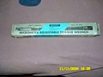 Mechanics Micrometer Adjustable Torque Wrench Professional M-200DB 1/2" Drive. Fixed Price $30.00.
