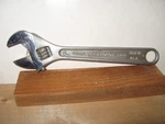 Vintage Crescent Tools "crestoloy" 8" Adjustable Wrench - Nice Usa. Fixed Price $9.50.