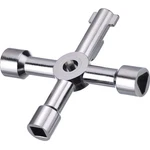 4 Way Sillcock Key Multifunction Utility Triangle Square Panel Cross Serv.... Fixed Price $10.69.