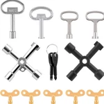 13PCS Multi-functional Utility Kit Includes 4-WAY Spanner, Square Keys, Wat.... Fixed Price $19.70.
