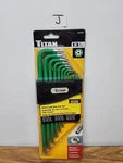 Titan 12715 13-PIECE Extra Long Tamper Resistant Star Key Set,green. Fixed Price $30.00.