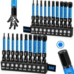 20-PCS Key/allen Wrench Drill Set, Impact Hex (metric & Sae) In. Fixed Price $11.79.