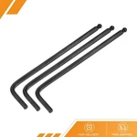 3 Set 5MM Ball End Hex Key Wrench Shaped Long Arm Cr-v Repairing Tool Black. Fixed Price $12.76.
