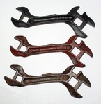 3 Old Vintage Rock Island Plow Co. KW8 Farm Implement Wrenches Tool. Fixed Price $22.85.