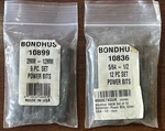 Bondhus Power Bit (2) Balldriver Sets 10899 (2-12MM) & 10836 (5/64-1/2") Usa. Fixed Price $38.00.