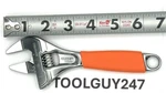 Snap On ADHWS6 Orange 6'' Slim Jaw Adjustable Wrench Smooth New Free Ship!. Fixed Price $97.95.