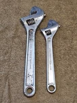 Proto 715 4012 Adjustable Wrench 15" 12" Set Usa Automotive Tools Both. Fixed Price $58.52.