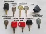 10 Keys Heavy Equipment Ignition Set Caterpillar Case John Deer Kobelco Forklift. Fixed Price $28.99.