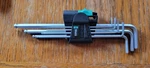 Wera 950/7 Hex-plus Ball End Long Shaft Metric L-key Wrench (7-PIECE Set). Fixed Price $29.50.