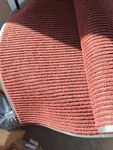 Notrax 109 Brush Step Carpeted Entrance Mat For Home, Office, 3' 6' Red. Fixed Price $95.99.