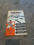 1962 Sturtevant Engine Torque Specifications Manual. Fixed Price $9.99.