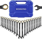 Workpro 22PIECE Ratcheting Wrench Set, 72 Teeth Anti-slip With Organizer Box New. Fixed Price $65.99.