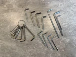 Allen Wrench Lot Hex Key Set Mixed Sizes Sae Metric Bulk Tools. Fixed Price $8.56.
