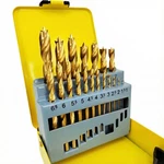 Hymnorq Brad Point Wood Drill Bits 19PC Set, Metric Size 1MM-10MM By 0.5MM. Fixed Price $35.60.