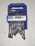 Kobalt PRO90 Ratcheting Combination Wrench Set 20 Piece Sae & Metric Steel. Fixed Price $70.00.