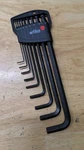 Wiha 369 H9B Ball End Hex L-key Piece Set Made In Germany. Fixed Price $32.00.