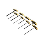 Wiha 33498 Piece Soft Grip Hex T-handle Set Inch. Fixed Price $76.78.